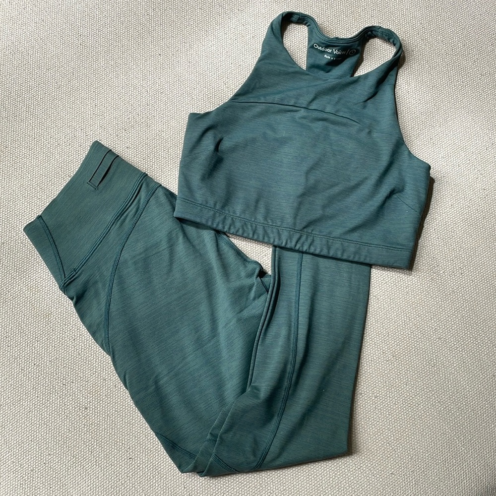 Outdoor Voices workout set